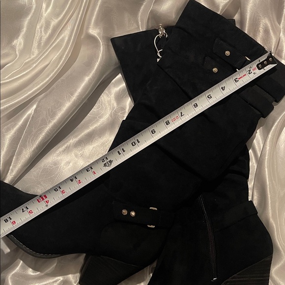 Dr Scholl’s Black Tall Knee Boots W11 - Picture 7 of 8